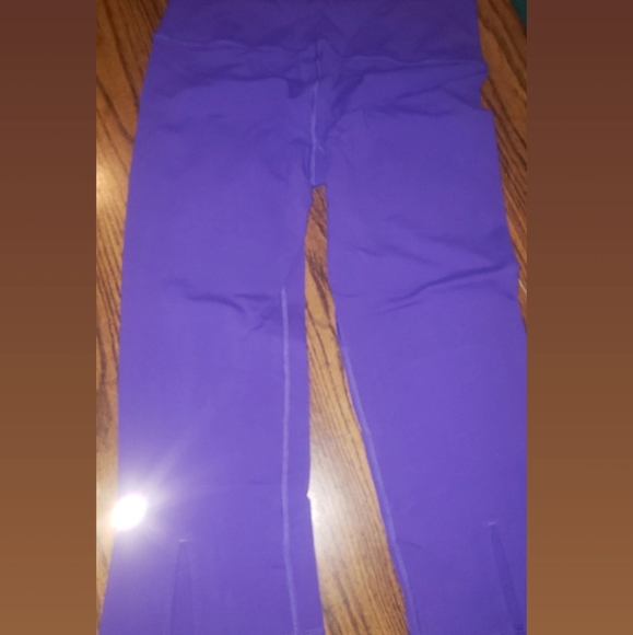 Purple Lululemon Flare Capri - Picture 2 of 4